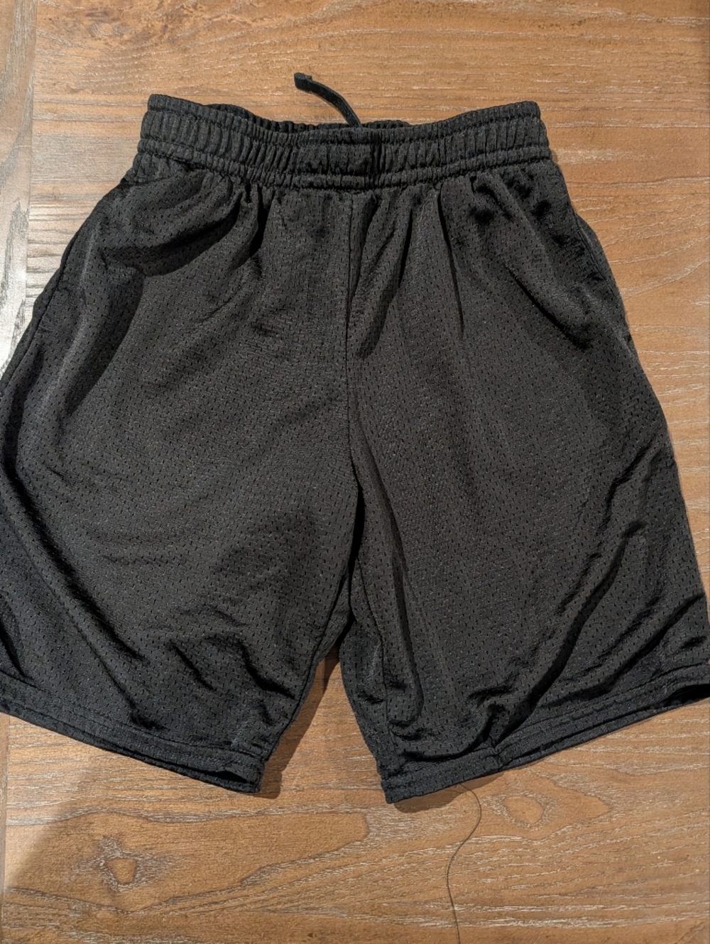 Boys Black Athletic Mesh Shorts - Comfortable Everyday Performance